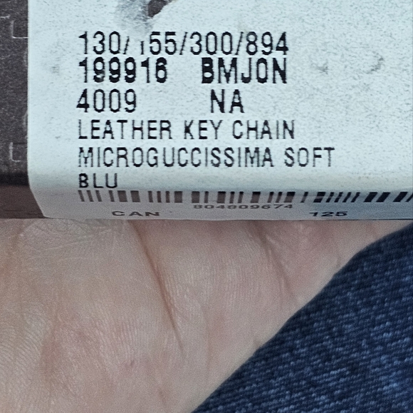 Gucci GG Leather keychain microguccissma New! - Picture 8 of 13